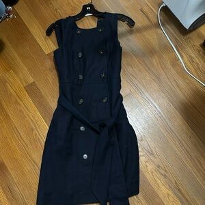 Navy dress, j crew